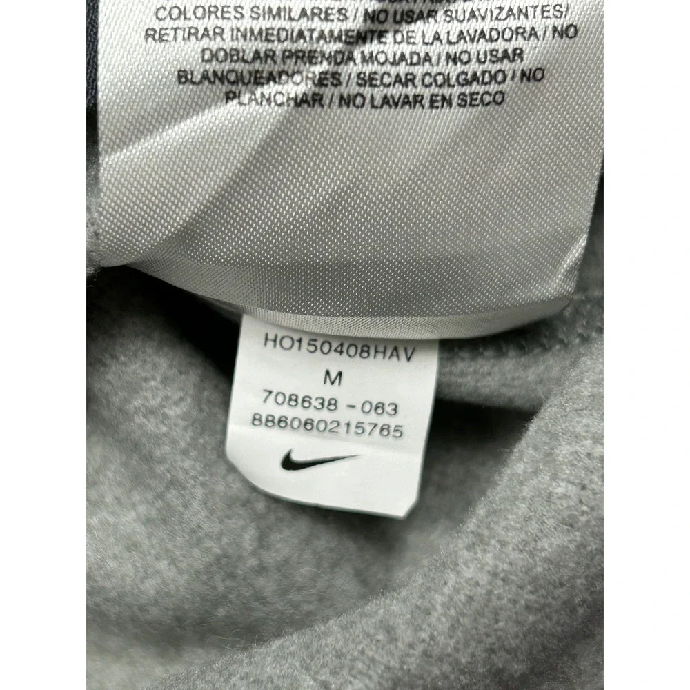 Nike Miami Dolphins Hoodie Polyester Gray Teal Medium Mens